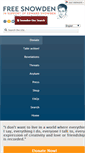 Mobile Screenshot of edwardsnowden.com